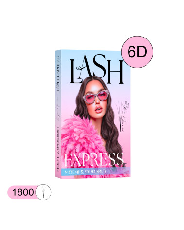 Gotowe Kępki do Przedłużania Rzęs 6D M,LC,LD SUPER NARROW LASH EXPRESS Moemi x Stylska Beauty