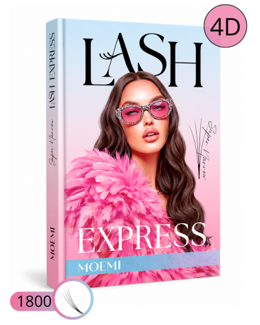 Gotowe Kępki do Przedłużania Rzęs 4D SUPER NARROW LASH EXPRESS Moemi